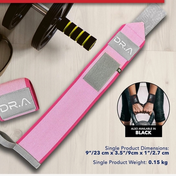 Gym Wrist Wraps, Lifting Wrist Straps - Picture 5 of 6